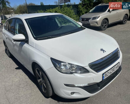 Білий Пежо 308, об'ємом двигуна 1.6 л та пробігом 282 тис. км за 9000 $, фото 1 на Automoto.ua