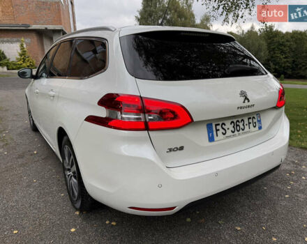 Білий Пежо 308, об'ємом двигуна 1.5 л та пробігом 171 тис. км за 14200 $, фото 7 на Automoto.ua