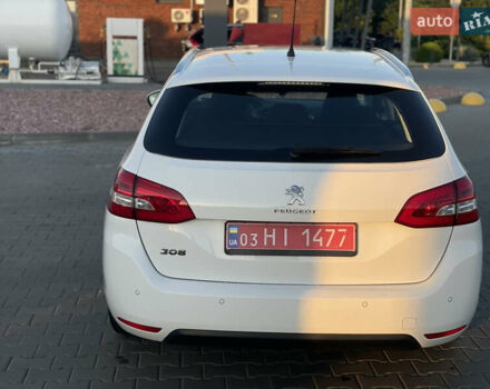 Белый Пежо 308, объемом двигателя 1.5 л и пробегом 197 тыс. км за 12950 $, фото 14 на Automoto.ua