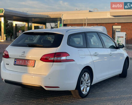 Белый Пежо 308, объемом двигателя 1.5 л и пробегом 197 тыс. км за 12950 $, фото 16 на Automoto.ua