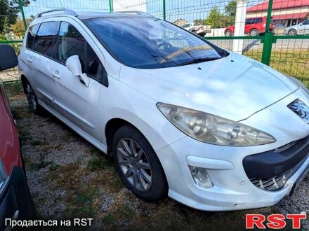 Білий Пежо 308, об'ємом двигуна 1.6 л та пробігом 220 тис. км за 4500 $, фото 1 на Automoto.ua