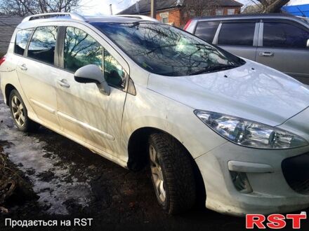 Білий Пежо 308, об'ємом двигуна 1.6 л та пробігом 270 тис. км за 4500 $, фото 1 на Automoto.ua