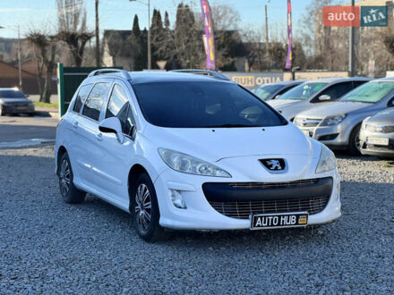 Білий Пежо 308, об'ємом двигуна 1.58 л та пробігом 252 тис. км за 4900 $, фото 1 на Automoto.ua