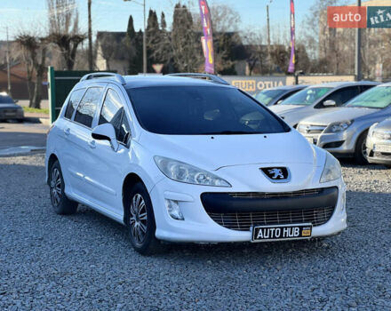Белый Пежо 308, объемом двигателя 1.58 л и пробегом 252 тыс. км за 4900 $, фото 1 на Automoto.ua