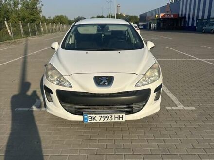 Білий Пежо 308, об'ємом двигуна 1.6 л та пробігом 230 тис. км за 4800 $, фото 1 на Automoto.ua