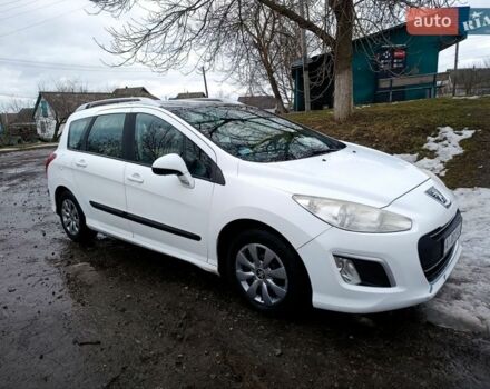 Білий Пежо 308, об'ємом двигуна 1.6 л та пробігом 217 тис. км за 6200 $, фото 1 на Automoto.ua