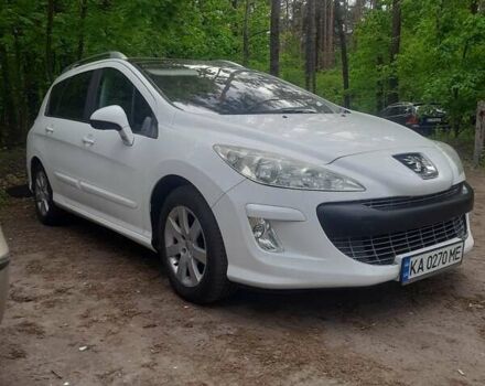 Білий Пежо 308, об'ємом двигуна 1.6 л та пробігом 189 тис. км за 3500 $, фото 1 на Automoto.ua