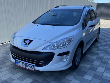 Білий Пежо 308, об'ємом двигуна 1.56 л та пробігом 250 тис. км за 5300 $, фото 1 на Automoto.ua