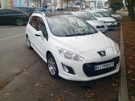 Білий Пежо 308, об'ємом двигуна 1.6 л та пробігом 400 тис. км за 4900 $, фото 1 на Automoto.ua