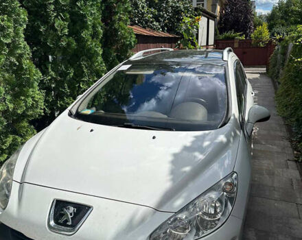 Білий Пежо 308, об'ємом двигуна 1.6 л та пробігом 295 тис. км за 6500 $, фото 1 на Automoto.ua