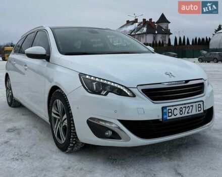 Білий Пежо 308, об'ємом двигуна 2 л та пробігом 275 тис. км за 12300 $, фото 1 на Automoto.ua