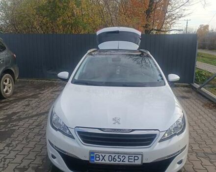 Белый Пежо 308, объемом двигателя 1.56 л и пробегом 196 тыс. км за 9500 $, фото 1 на Automoto.ua