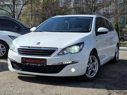 Белый Пежо 308, объемом двигателя 1.56 л и пробегом 269 тыс. км за 10500 $, фото 1 на Automoto.ua