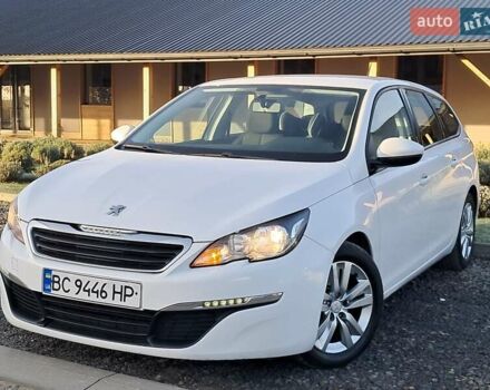 Белый Пежо 308, объемом двигателя 1.56 л и пробегом 280 тыс. км за 6600 $, фото 1 на Automoto.ua