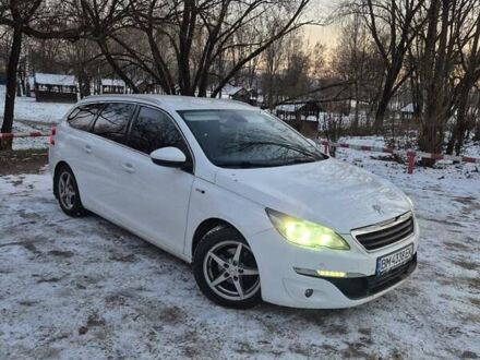 Белый Пежо 308, объемом двигателя 1.56 л и пробегом 267 тыс. км за 10950 $, фото 1 на Automoto.ua