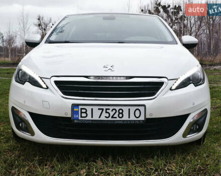 Білий Пежо 308, об'ємом двигуна 1.6 л та пробігом 60 тис. км за 12000 $, фото 1 на Automoto.ua