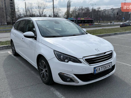 Білий Пежо 308, об'ємом двигуна 1.56 л та пробігом 246 тис. км за 9300 $, фото 1 на Automoto.ua