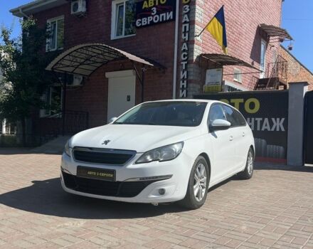 Белый Пежо 308, объемом двигателя 1.6 л и пробегом 250 тыс. км за 6500 $, фото 1 на Automoto.ua