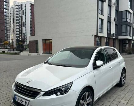 Белый Пежо 308, объемом двигателя 1.56 л и пробегом 93 тыс. км за 15800 $, фото 1 на Automoto.ua