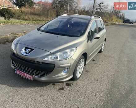 Бежевый Пежо 308, объемом двигателя 1.6 л и пробегом 159 тыс. км за 6850 $, фото 1 на Automoto.ua