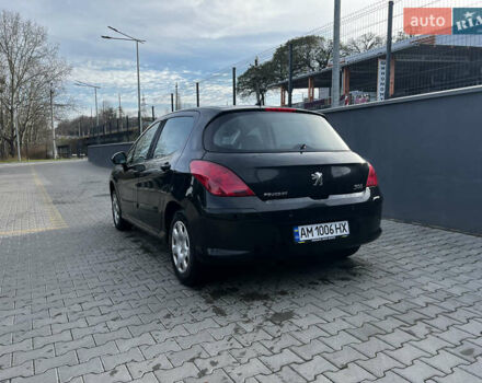 Черный Пежо 308, объемом двигателя 1.6 л и пробегом 260 тыс. км за 4600 $, фото 6 на Automoto.ua