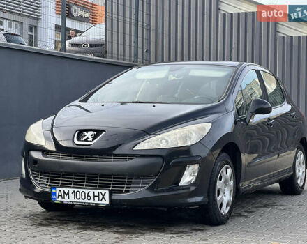 Черный Пежо 308, объемом двигателя 1.6 л и пробегом 260 тыс. км за 4600 $, фото 3 на Automoto.ua