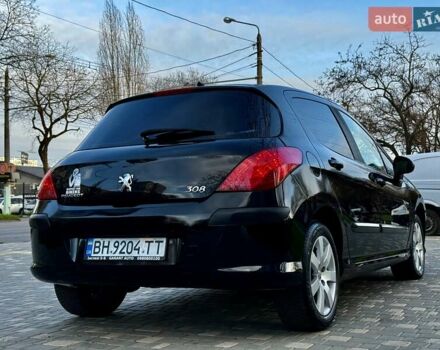 Черный Пежо 308, объемом двигателя 1.6 л и пробегом 166 тыс. км за 5400 $, фото 10 на Automoto.ua
