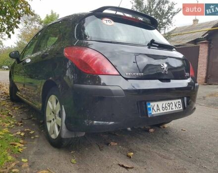 Черный Пежо 308, объемом двигателя 1.6 л и пробегом 217 тыс. км за 5550 $, фото 11 на Automoto.ua