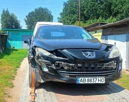 Черный Пежо 308, объемом двигателя 1.6 л и пробегом 180 тыс. км за 1500 $, фото 1 на Automoto.ua