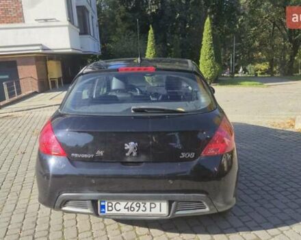 Чорний Пежо 308, об'ємом двигуна 1.6 л та пробігом 225 тис. км за 4600 $, фото 3 на Automoto.ua