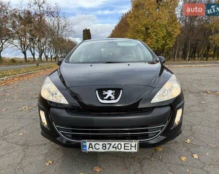 Черный Пежо 308, объемом двигателя 1.56 л и пробегом 320 тыс. км за 5300 $, фото 1 на Automoto.ua