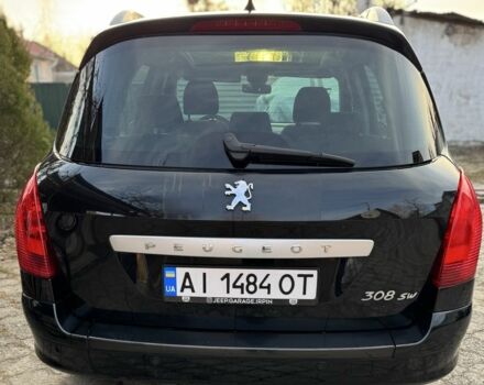 Черный Пежо 308, объемом двигателя 1.6 л и пробегом 152 тыс. км за 6200 $, фото 1 на Automoto.ua