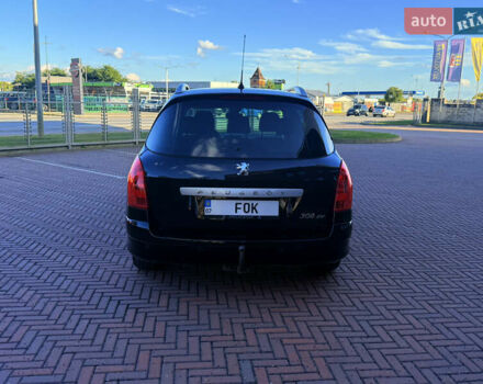 Черный Пежо 308, объемом двигателя 1.56 л и пробегом 256 тыс. км за 4999 $, фото 5 на Automoto.ua