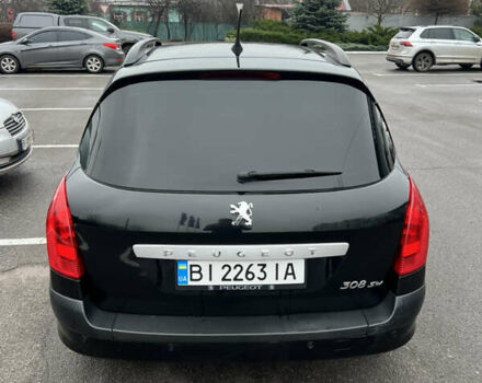 Черный Пежо 308, объемом двигателя 1.6 л и пробегом 260 тыс. км за 4700 $, фото 9 на Automoto.ua