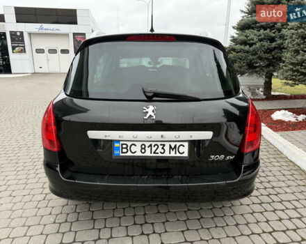 Черный Пежо 308, объемом двигателя 1.56 л и пробегом 240 тыс. км за 3500 $, фото 6 на Automoto.ua