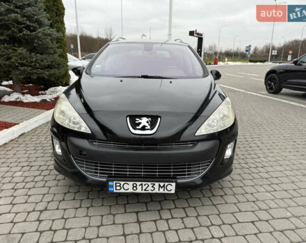 Черный Пежо 308, объемом двигателя 1.56 л и пробегом 240 тыс. км за 3500 $, фото 2 на Automoto.ua