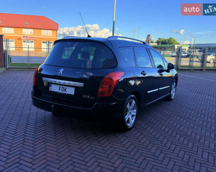 Черный Пежо 308, объемом двигателя 1.56 л и пробегом 256 тыс. км за 4999 $, фото 4 на Automoto.ua
