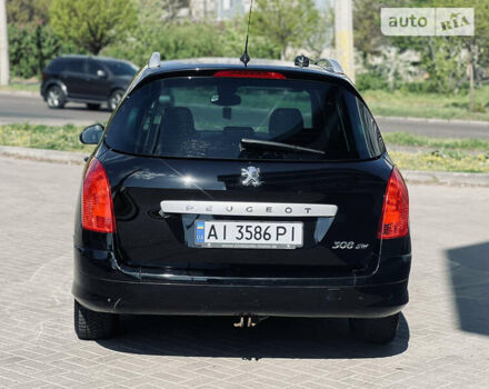 Чорний Пежо 308, об'ємом двигуна 1.6 л та пробігом 270 тис. км за 5500 $, фото 2 на Automoto.ua