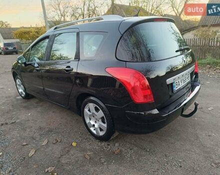 Чорний Пежо 308, об'ємом двигуна 1.6 л та пробігом 190 тис. км за 4800 $, фото 3 на Automoto.ua