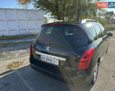 Чорний Пежо 308, об'ємом двигуна 1.6 л та пробігом 236 тис. км за 5800 $, фото 2 на Automoto.ua