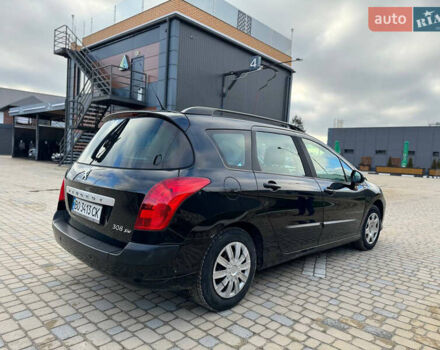 Черный Пежо 308, объемом двигателя 1.4 л и пробегом 251 тыс. км за 4300 $, фото 2 на Automoto.ua