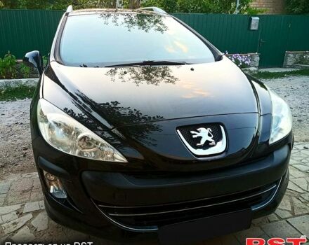 Черный Пежо 308, объемом двигателя 1.6 л и пробегом 250 тыс. км за 4950 $, фото 1 на Automoto.ua