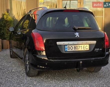 Чорний Пежо 308, об'ємом двигуна 1.6 л та пробігом 196 тис. км за 3999 $, фото 1 на Automoto.ua