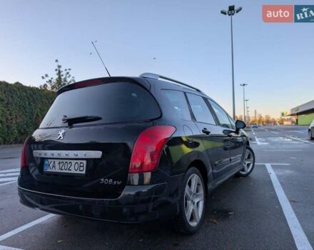 Черный Пежо 308, объемом двигателя 2 л и пробегом 292 тыс. км за 7299 $, фото 5 на Automoto.ua