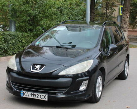 Чорний Пежо 308, об'ємом двигуна 1.4 л та пробігом 265 тис. км за 4299 $, фото 4 на Automoto.ua