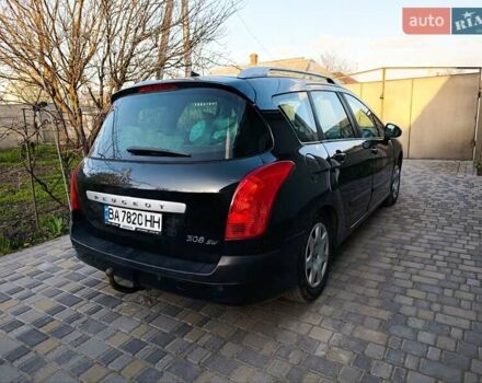 Черный Пежо 308, объемом двигателя 1.6 л и пробегом 247 тыс. км за 5400 $, фото 3 на Automoto.ua