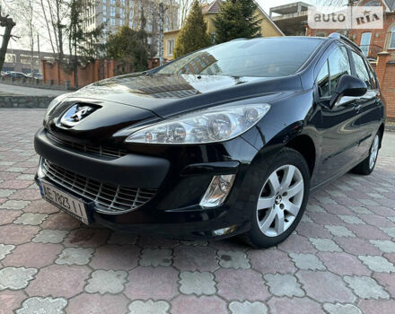 Чорний Пежо 308, об'ємом двигуна 1.6 л та пробігом 95 тис. км за 6100 $, фото 2 на Automoto.ua