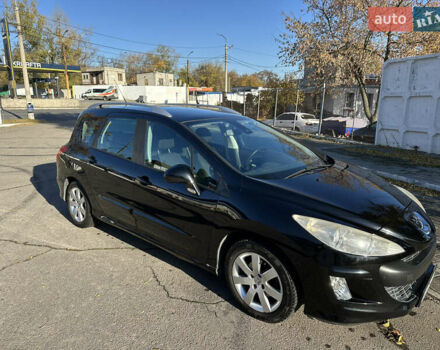 Чорний Пежо 308, об'ємом двигуна 1.6 л та пробігом 236 тис. км за 5800 $, фото 1 на Automoto.ua