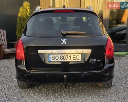 Чорний Пежо 308, об'ємом двигуна 1.6 л та пробігом 196 тис. км за 3999 $, фото 2 на Automoto.ua