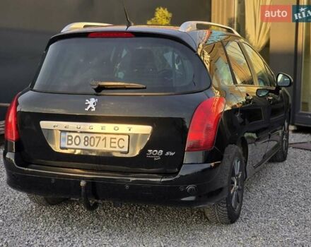 Чорний Пежо 308, об'ємом двигуна 1.6 л та пробігом 196 тис. км за 3999 $, фото 5 на Automoto.ua